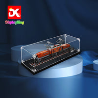 Display King - Acrylic display case with screw for LEGO® Crocodile Locomotive 10277
