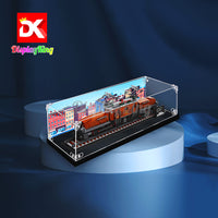 Display King - Acrylic display case with screw for LEGO® Crocodile Locomotive 10277