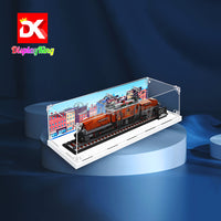 Display King - Acrylic display case with screw for LEGO® Crocodile Locomotive 10277