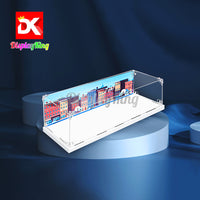 Display King - Acrylic display case with screw for LEGO® Crocodile Locomotive 10277