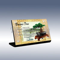 Display King - Acrylic display plaque for Lego Bonsai Tree 10281