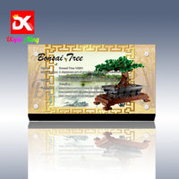 Display King - Acrylic display plaque for Lego Bonsai Tree 10281