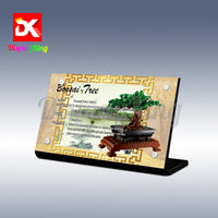 Display King - Acrylic display plaque for Lego Bonsai Tree 10281