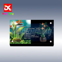 Display King - Acrylic display plaque for Lego Bird of Paradise 10289