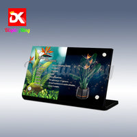Display King - Acrylic display plaque for Lego Bird of Paradise 10289