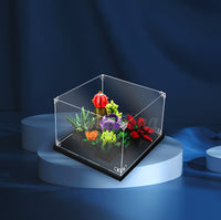 Display King -Acrylic display case with screw for LEGO® Succulents 10309