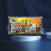 Display King - Acrylic display case with screw for LEGO® THE LORD OF THE RINGS: RIVENDELL 10316