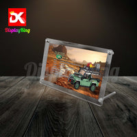 Display King - Acrylic photo frame for Lego Land Rover Classic Defender 90 10317