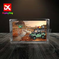 Display King - Acrylic photo frame for Lego Land Rover Classic Defender 90 10317