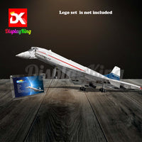 Display King - Acrylic photo frame for Lego Concorde 10318
