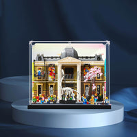 Display King - Acrylic display case with Screw for LEGO® Natural History Museum 10326 3mm Thickness dust-Free and Crystal Clear Display case