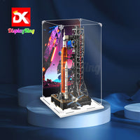 Display King - Acrylic display case with screw for LEGO® NASA Artemis Space Launch Systen 10341