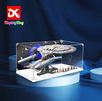 Display King -Acrylic display case with screw for LEGO® Star Trek: U.S.S. Enterprise NCC-1701-D 10356