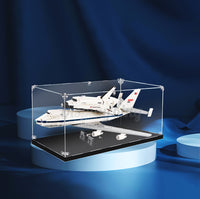 Display King -Acrylic display case with screw for LEGO® Shuttle Carrier Aircraft 10360