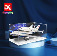 Display King -Acrylic display case with screw for LEGO® Shuttle Carrier Aircraft 10360
