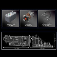MOULD KING 11014 Motorised Roller Coaster Model Building Set | 3,646 PCS