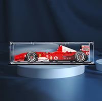 Display King -Acrylic display case with screw for LEGO® Ferrari F2004 & Michael Schumacher 11375