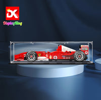Display King -Acrylic display case with screw for LEGO® Ferrari F2004 & Michael Schumacher 11375