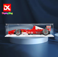Display King -Acrylic display case with screw for LEGO® Ferrari F2004 & Michael Schumacher 11375