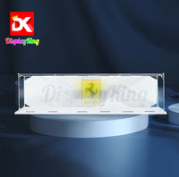 Display King -Acrylic display case with screw for LEGO® Ferrari F2004 & Michael Schumacher 11375