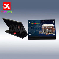 Display King - Acrylic display plaque for Lego Home Alone 21330
