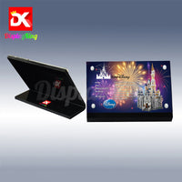 Display King - Acrylic display plaque for Lego Castillo Disney 71040