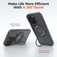 iPhone 16e / 17e REDEFINE Multi-functional 360° Rotating Stand Case Cover