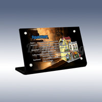 Display King - Acrylic display plaque for MOULD KING Novatown Coffee House 16008