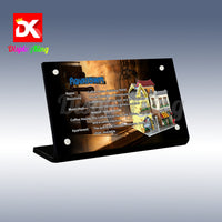 Display King - Acrylic display plaque for MOULD KING Novatown Coffee House 16008