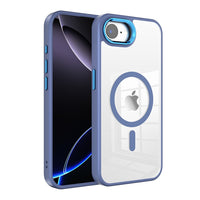 iPhone 16e / 17e Redefine Metal Camera Lens Transparent Case Cover With Magnetic Ring