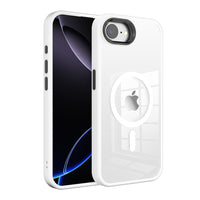 iPhone 16e / 17e Redefine Metal Camera Lens Transparent Case Cover With Magnetic Ring