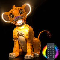 Brick Shine -  Light Kit for LEGO® Young Simba the lion king 43247