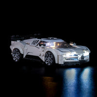 Brick Shine GC Light Kit for LEGO® Bugatti Centodieci Hyper Sports Car 77240