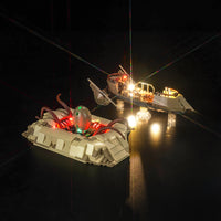 Brick Shine - Light Kit for LEGO® Desert Skiff & Sarlacc Pit 75396