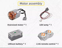 MOULDKING 12001 NJ2 Diesel Locomotives Motorized Train Building Toy 2086PCS