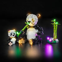 Brick Shine - Light Kit for LEGO® Wild Animals: Panda Family 31165