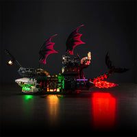 Brick Shine -  Light Kit for  LEGO® Nightmare Shark Ship 71469