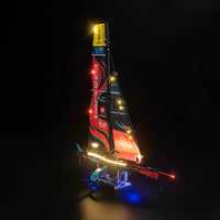 Brick Shine - Light Kit for LEGO® Erirates Tear New Zealand AC75 Yacht 42174