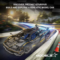 Mould King 13182 Car Building 1:8 Scale Supercar 4802 pcs Toy Clamping Blocks