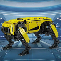 Building Blocks MOC Sets Creator Robot APP RC Motorized Yellow Dog Bricks Model