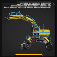 Mould King 17060 Pneumatic All-Terrain Excavator 1392pcs