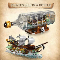 Mould King 10067 Pirates Ship in a Bottle Building Blocks Kits for Kids 2499pcs