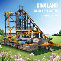 Mould King 11012 Roller Coaster Building Set Amusement Park Track Train 3238pcs