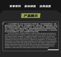 Mould King 20030 EV2 all-terrain crawler vehicle Model Toy 1046pcs