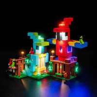 Brick Shine - Light Kit for LEGO® The Parrot Houses 21282
