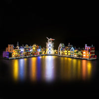 Brick Shine - Light Kit for LEGO® Diagon Alley Wizarding Shops 76444