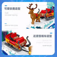 JIESTAR Building Blocks JJ9012 Dream Crystal Parade Float Castle Christmas Toy