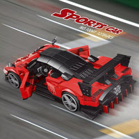 Mould King 10041 MOC Super Sports Car Building Blocks Kit 1:14 Scale Car Model