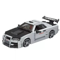 Mould King 10113 No. Skyline GTR R34 Car Building Block Toy 1471 pcs