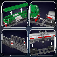 Mould King 12026 Train Building Block Toy, Steam Locomotive Train 1090 pcs